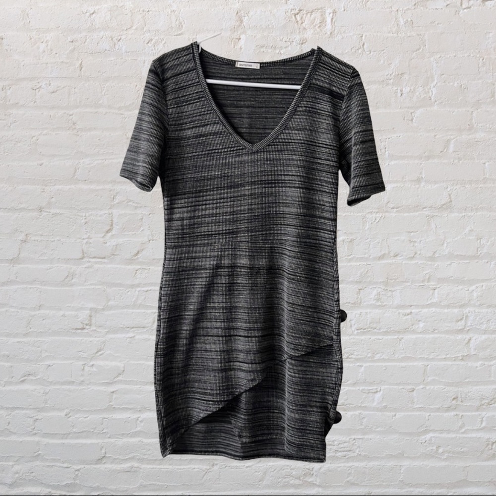 Antistar V-Neck Fitted Dress
